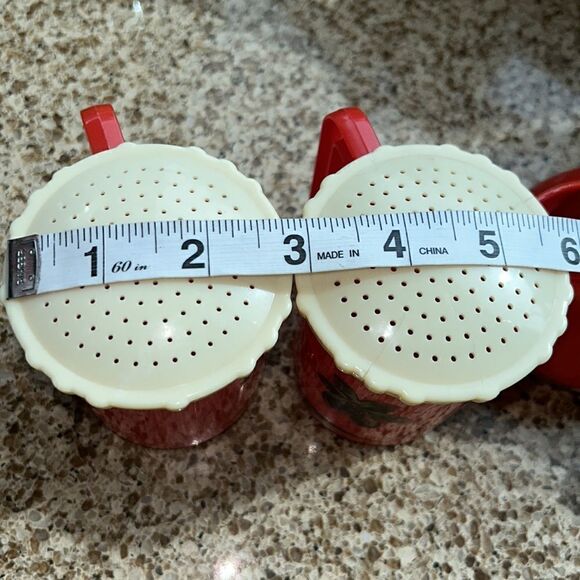 1960sBurrite Flamingo 🦩 Salt 🧂 & Palm Tree 🌴 Pepper 🫑 shakers Bonus CreamCup - Picture 16 of 16